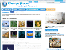 Tablet Screenshot of escape-room.com